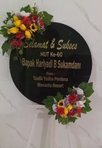 Papan Akrilik Ucapan Ulang Tahun Lima Puluh Kota
